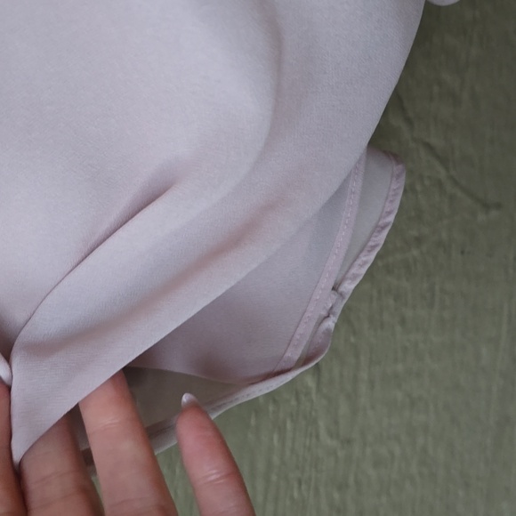 Rosette Nude Double Layer Crepe Chiffon cami Medium M - Picture 3 of 6